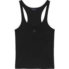 Tommy Jeans Kadın Tişört DW0DW22264 Siyah