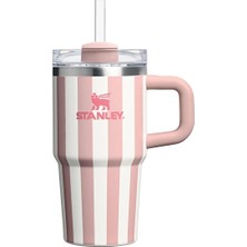 Stanley The Quencher H2.0 Flowstate Tumbler Pipetli Termos Peach Whip Cabana Gloss 0.6 Litre