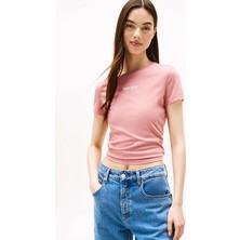 Tommy Jeans Kadın Tişört DW0DW20913 Pembe