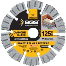 Sgs Soketli Elmas Testere Multı-Materıal 125MM