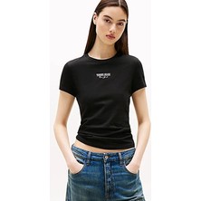 Tommy Jeans Kadın Tişört DW0DW20913 Siyah