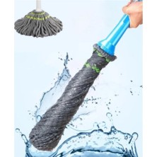 Kendinden Sıkmalı Mop Seti – Katlanabilir Fiber Başlıklı Islak & Kuru Temizlik Paspası