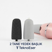 Eser Ticarett Teknoeser Manikür Pedikür Törpü Seti Elektrikli Tırnak Zımpara Dosya Bakım Seti