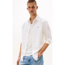 Tommy Jeans Erkek Gömlek DM0DM21298 Beyaz