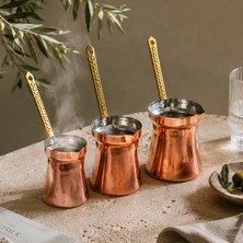 Mesk & More Ember Bakır 3'lü Cezve