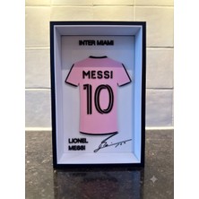 Nadar Studio Messi Tüm Formalar Tasarım Kişiye Özel Forma Çerçevesi 22X14 | Dekoratif Hediye Hepsi Özelleştirilebilir Isim Soyisim Numara