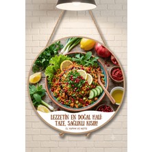 Mayeka Kısır Meze Temalı Restoranlar Şarküteriler Balıkçılar Için Ahşap Duvar Kapı Dekoratif Süs