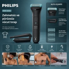 Philips Vücut Bakım 5000 Serisi Duşa Uygun Kablosuz Tıraş Makinesi 100 Dk Kullanım Süresi BG5475/15