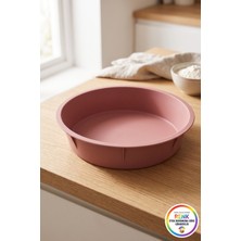 Vivenda Yuvarlak Silikon Kek Kalıbı Yapışmaz Kolay Çıkan Pasta Turta Kek Borcamı Fırın Kalıbı 26 cm