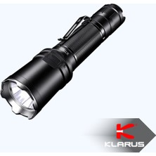 Klarus XT11R 1300 Lümen Şarj Edilebilir Taktik El Feneri - Type-C USB Hızlı Şarjlı Profesyonel Su Geçirmez