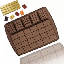 Empressco Tablet Mini ve Büyük Silikon Kalıp Çikolata Muffin Sabun Kokulu Taş Mum Epoksi Kalıbı