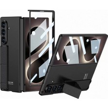 M.TK Moveteck Samsung Galaxy Z Fold 8 Ultra Uyumlu Kılıf Kamera Korumalı Q Standlı Ekran Koruyucu'lu Kapak