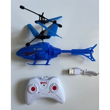Mavi Su Dünyası Uzaktan Kumandalı Helikopter 18 cm Mavi Renkli
