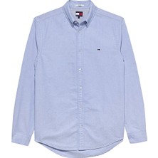 Tommy Jeans Erkek Gömlek DM0DM21298 Mavi