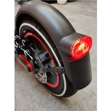 EYM Scooter Xiaomi Mi Pro2 Arka Çamurluk Stop Lambası Elektrikli Scooter Pro 2 Arka Çamurluğu Fren Lambalı Set