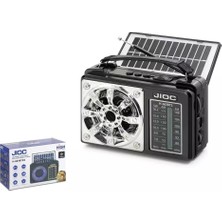Jıoc H663BTS Bluetooth Nostaljik Fm Radyo Tws USB Tf Aux Solar Şarjlı Taşınabilir Kamp Hoparlör
