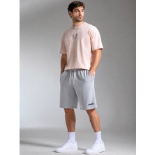 Diadora Saloon Pamuklu Erkek Gri Spor Şort
