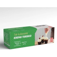 Empressco Yeşil Renk Krema Krem Şanti Sıkma Torbası Tek Kullanımlık 51CM 72'li
