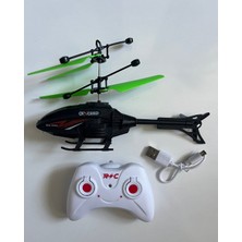 Mavi Su Dünyası Uzaktan Kumandalı Helikopter 18 cm Siyah Renkli