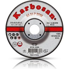 Karbosan Inox Bombeli Taşlama (Aa 24 P BF80 & 180X6.4X22.23)