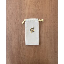 Marys Concept Nakışlı Gözlük/telefon Kılıfı Limon Işlemeli