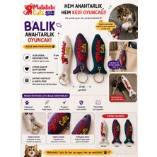 Matatabi Cats Matamix Içerikli Oyuncak Balık Anahtarlık