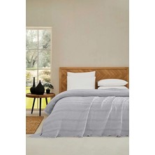 Cottons &amp; Clouds Striped Waffle Throw Örtü 140 x 200 cm