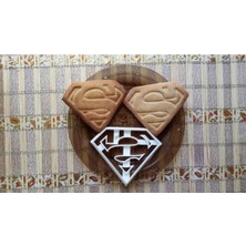 Empressco Superman Çerez Kurabiye Kek Kalıbı Sevgiliye Hediyelik