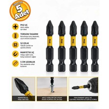 Zimak ZMK-1030 Ph 2X50 mm Torsion Manyetik Vida Sıkma Ucu Matkap Ucu (5 Adet)