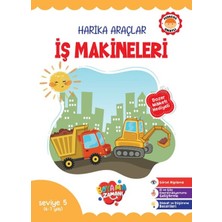 Boyama Zamanı Harika Araçlar – Iş Makineleri Seviye 5 (6-7 Yaş)