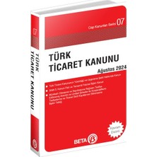 Beta Basım Yayım Cep Kanunu Serisi 07 - Türk Ticaret Kanunu