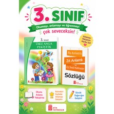 Ata Yayıncılık 3.sınıf Oku Anla Pekiştir + Eş Anlamlı, Zıt Anlamlı ve Eş Sesli Kelimeler Sözlüğü