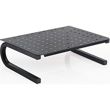 Mey İthalat Hodbehod Masa Üstü Ekran Monitor Tv Laptop Yazıcı Yükseltici Metal Ayaklı Stand Organiser