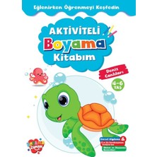 Boyama Zamanı Aktiviteli Boyama Kitabı Deniz Canlıları