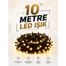 10 Metre LED Işıklı Dekoratif Parti Kutlama Aydınlatması