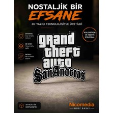 Nicomedia Grand Theft Auto: San Andreas 3D Dekoratif Masaüstü / Duvar Süsü