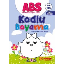 Pinokyo Yayınları Abs 3-4 Yaş Kodlu Boyama