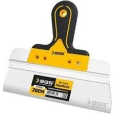 Sgs Paslanmaz Çelik Eğri Saplı Spatula (20 Cm)