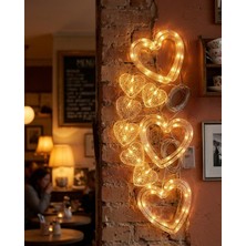 Dekoratif LED Neon Lamba Romantik Oda Balkon Masa Üstü Işığı