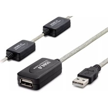 Hadron HDX7546 USB To USB F 25M Kablo Silver