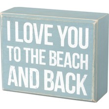 Mey İthalat Primitives By Kathy I Love You To The Beach And Back Kutu Işareti (27360)