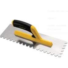 Dekor Açık Plastik Saplı Mantolama Malası (15 cm & Paslanmaz Çelik)