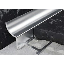 Global 12 mm 304 Paslanmaz Inox Seramik Iç Köşe Profili Ayna 2,5 M Boy