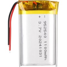 952540 3.7V 1100MAH Lityum Polimer (Li-Po) Batarya Ciklet Pil