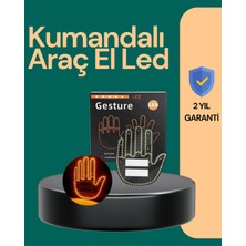 Kumandalı LED Jest Işığı – 3 Modlu Araba Arkası Mesaj Işığı, 203 LED ile Yüksek Parlaklık