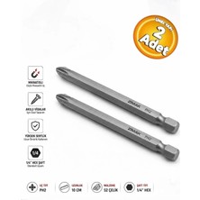 Zimak ZMK1424-1 Ph 2X150 mm Mıknatıslı Manyetik Vida Sıkma Ucu Matkap Ucu (2 Adet)