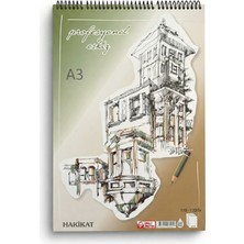 Hakikat Profesyonel Eskiz Defteri A3 Spiralli 110-120 gr | Çizim Defteri, Teknik Resim, Karakalem, Mimarlık ve Güzel Sanatlar