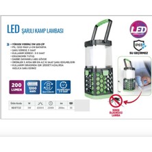Klaus Mor Işıklı Kamp Lambası (3 W & 1200 Mah & 200 Lümen)