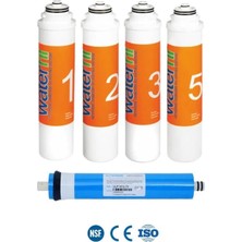 Waterlife Su Arıtma Cihazı Uyumlu Tak-Çevir 5'li Filtre Seti Vontron Membranlı