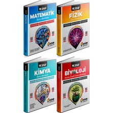 Aydın 2027 11. Sınıf Matematik + Fizik + Kimya + Biyoloji Konu Özetli Soru Seti 4 Kitap Maarif Model